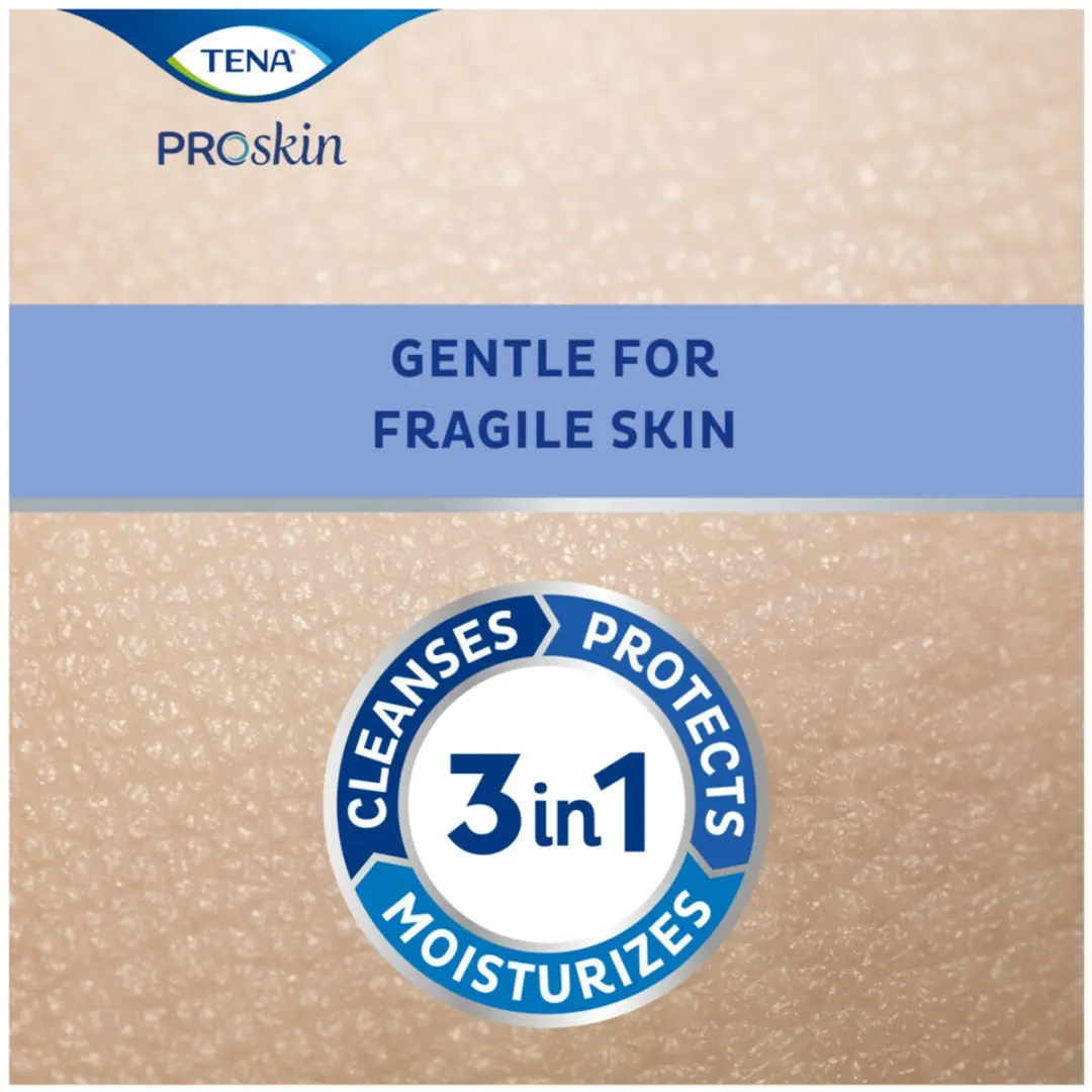 TENA Proskin Wash Cream Pompfles 500ml - 3 Stuks