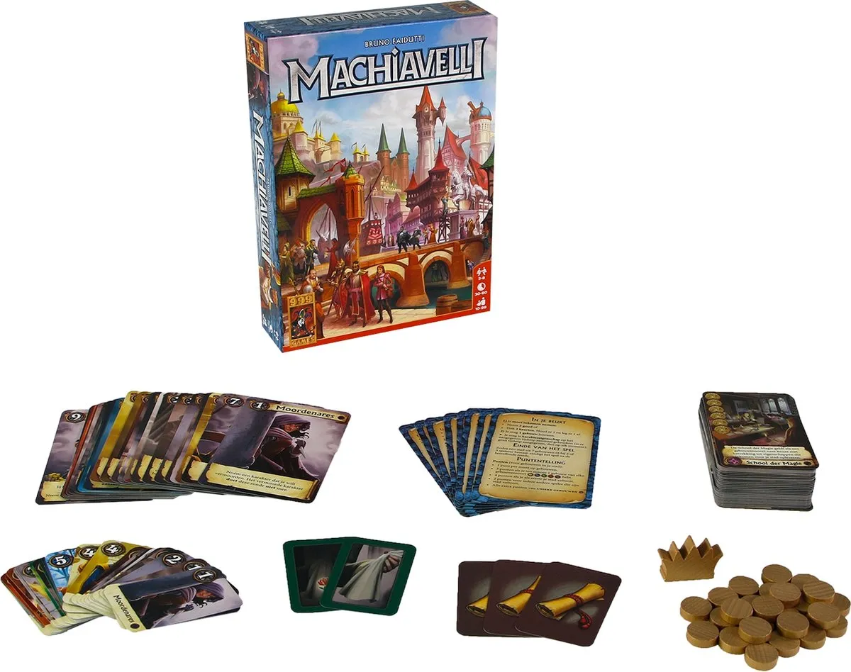 999 Games Machiavelli Kaartspel Vernieuwde Editie 999-MAC04 - afbeelding 6 van 6