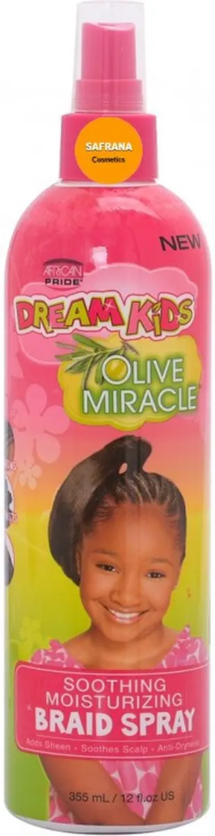 African Pride Dream Kids Olive Miracle Braid Spray 355ml
