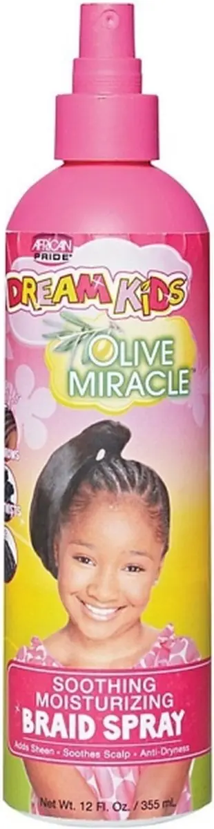 African Pride Dream Kids Olive Miracle Braid Spray 355ml