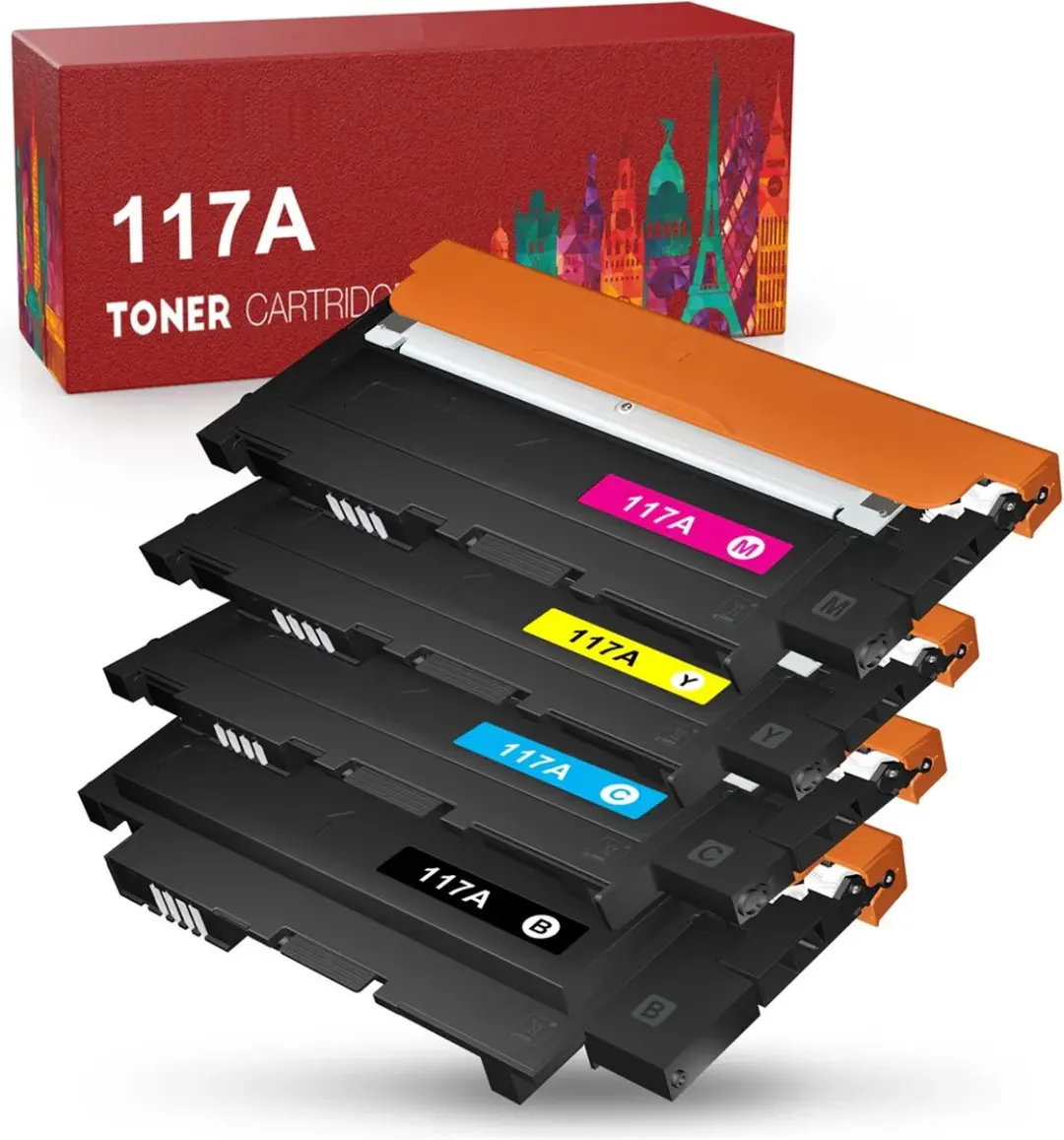 weCare H117A Tonerset 4x