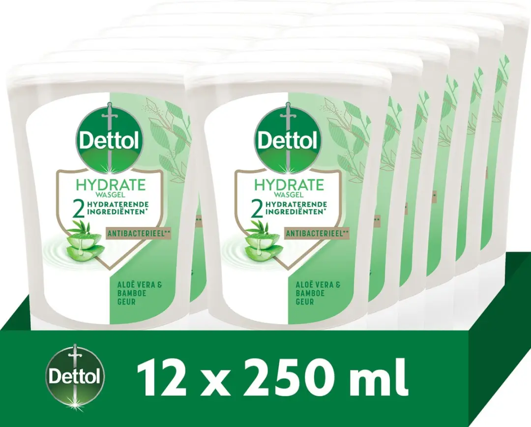 Dettol No-Touch Navulling Aloë Vera & Bamboe 250ml