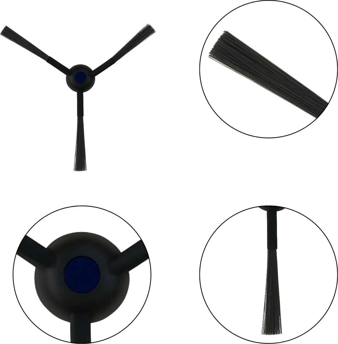Ecovacs Deebot T30 Accessoirespakket - 18 Stuks - Blauw/Zwart/Grijs/Wit