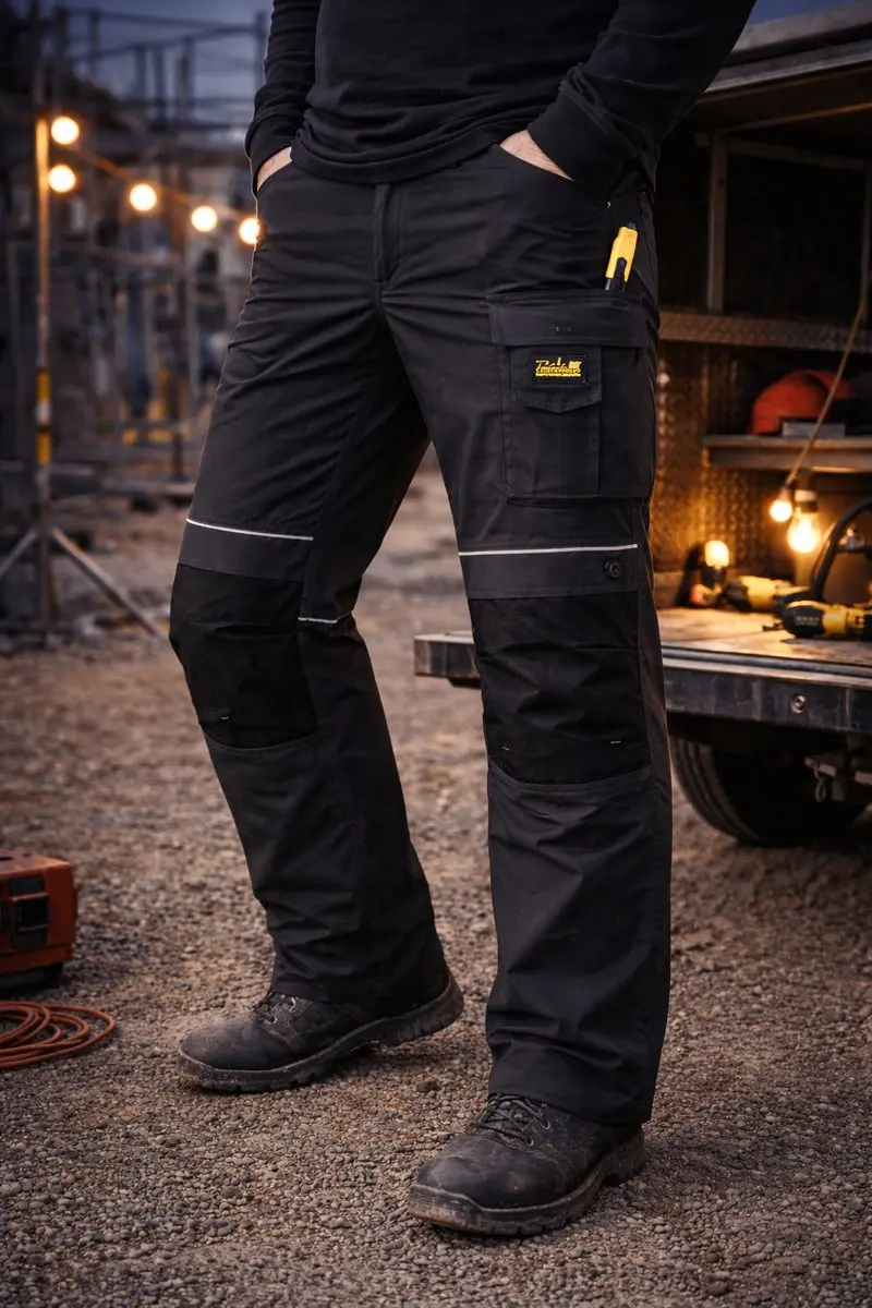 Snickers Workwear 3619 Power Winter Werkbroek - Maat 144 - Zwart