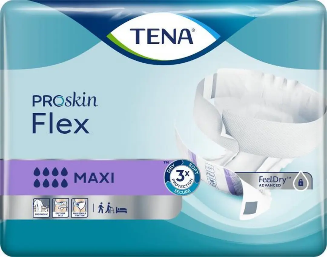 TENA Flex Maxi Medium Inlegkruisjes - 22 Stuks