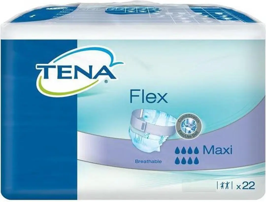 TENA Flex Maxi Medium Inlegkruisjes - 22 Stuks