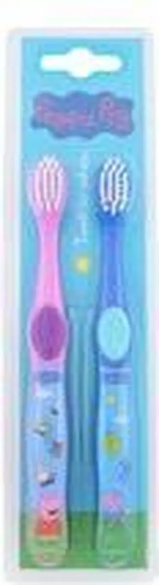 Peppa Pig Tandenborstel Set - 2 Stuks - Oranje/Rozes
