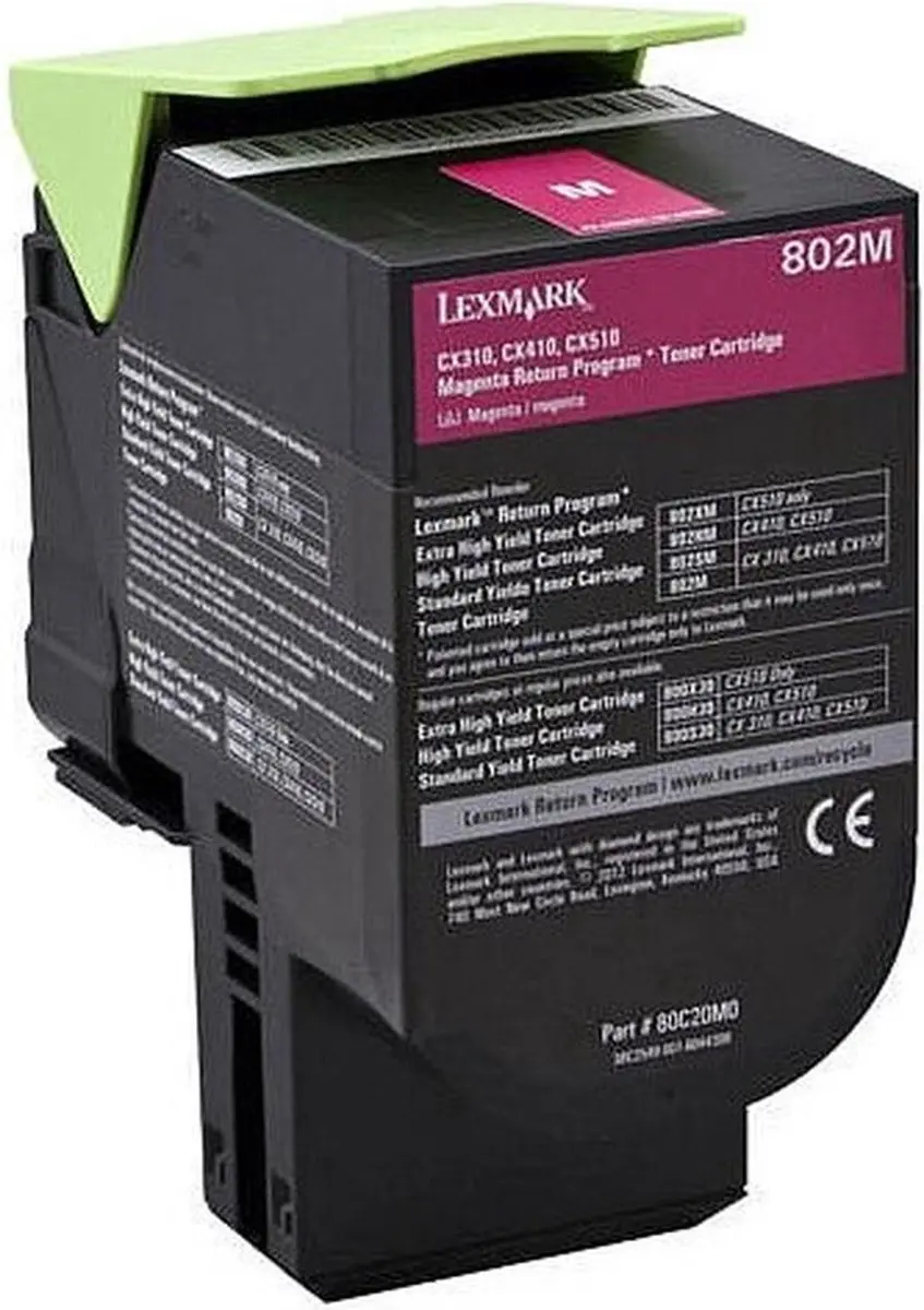 Toner Lexmark 802M Magenta