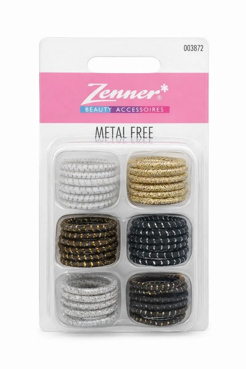 Zenner Gekleurde Haarelastiekjes 36 Stuks