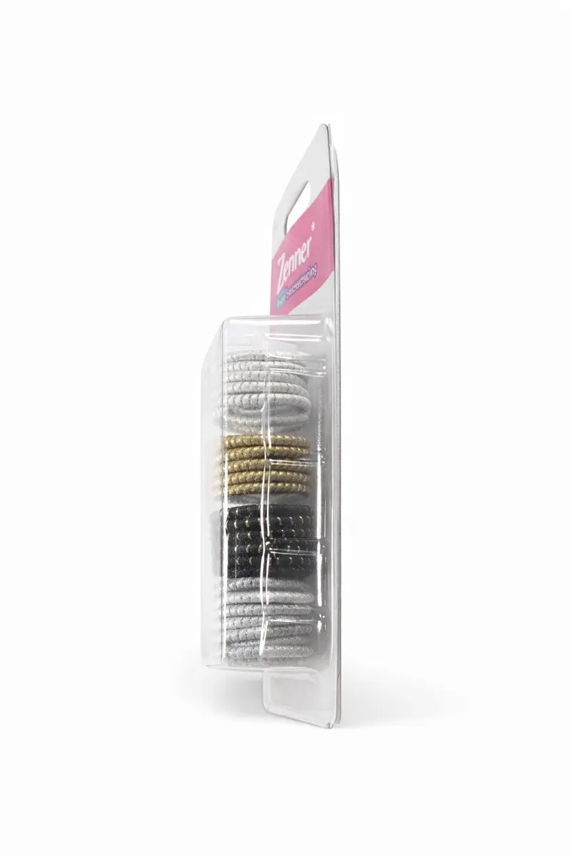 Zenner Gekleurde Haarelastiekjes 36 Stuks - 20mm - 2mm - Multicolor