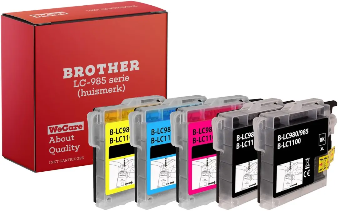 weCare LC985-5pack Inktcartridges