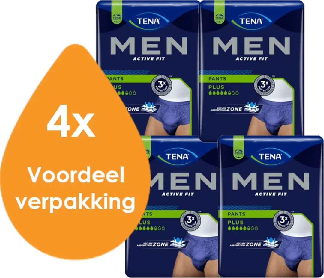 TENA Men Active Fit Pants Plus L - 40 Stuks