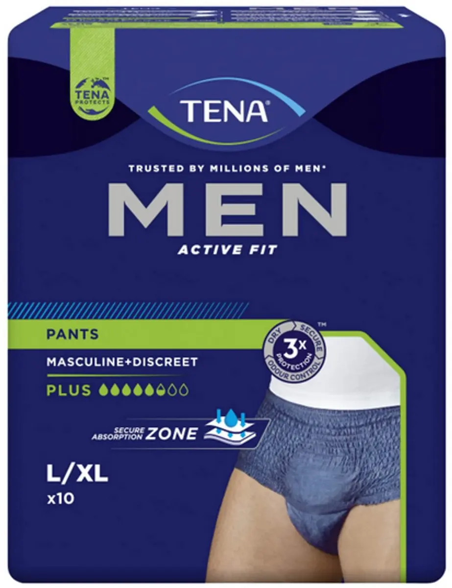 TENA Men Active Fit Pants Plus L - 40 Stuks - afbeelding 6 van 6