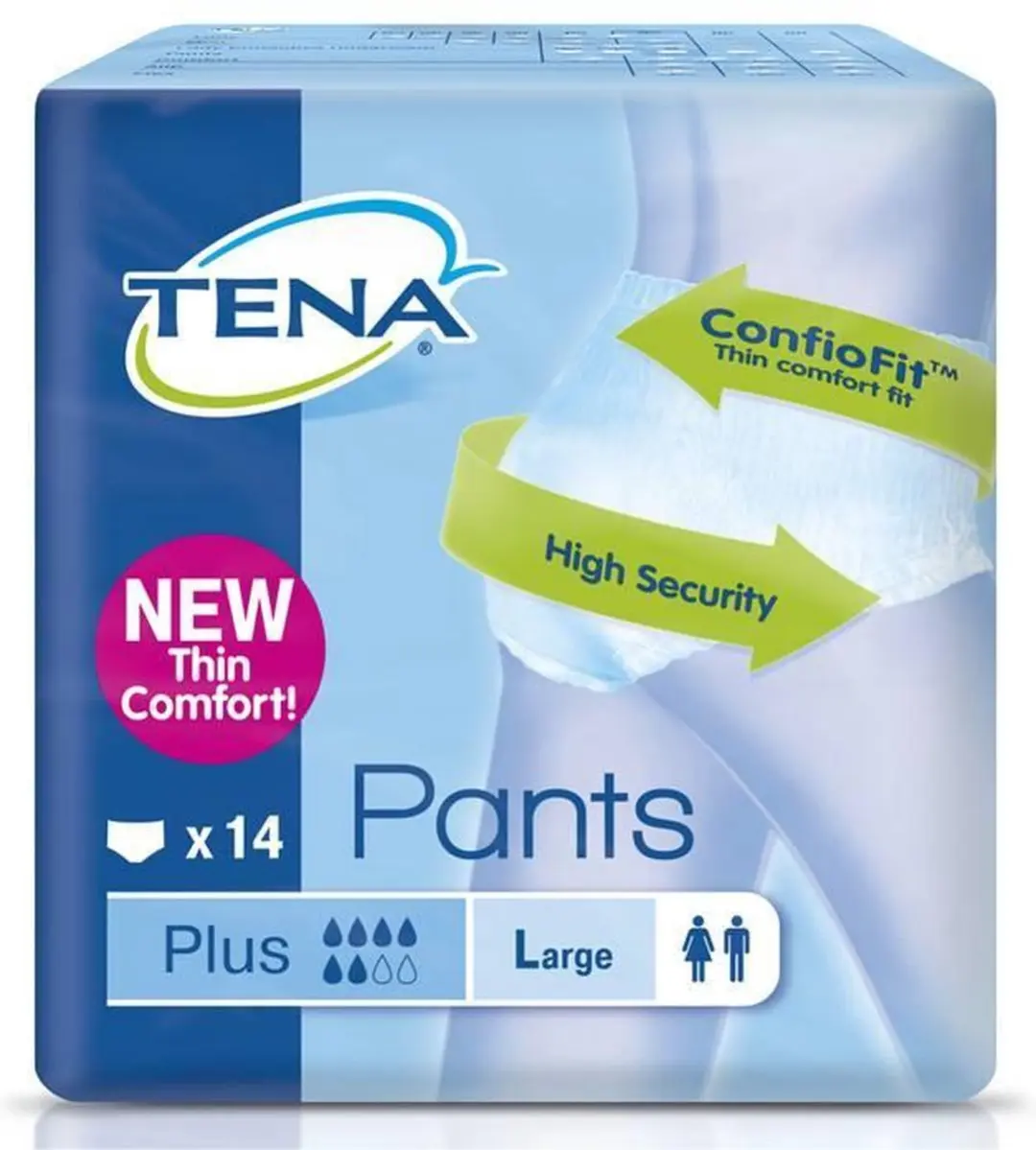 TENA Pants Plus Incontinentiebroekjes Maat L