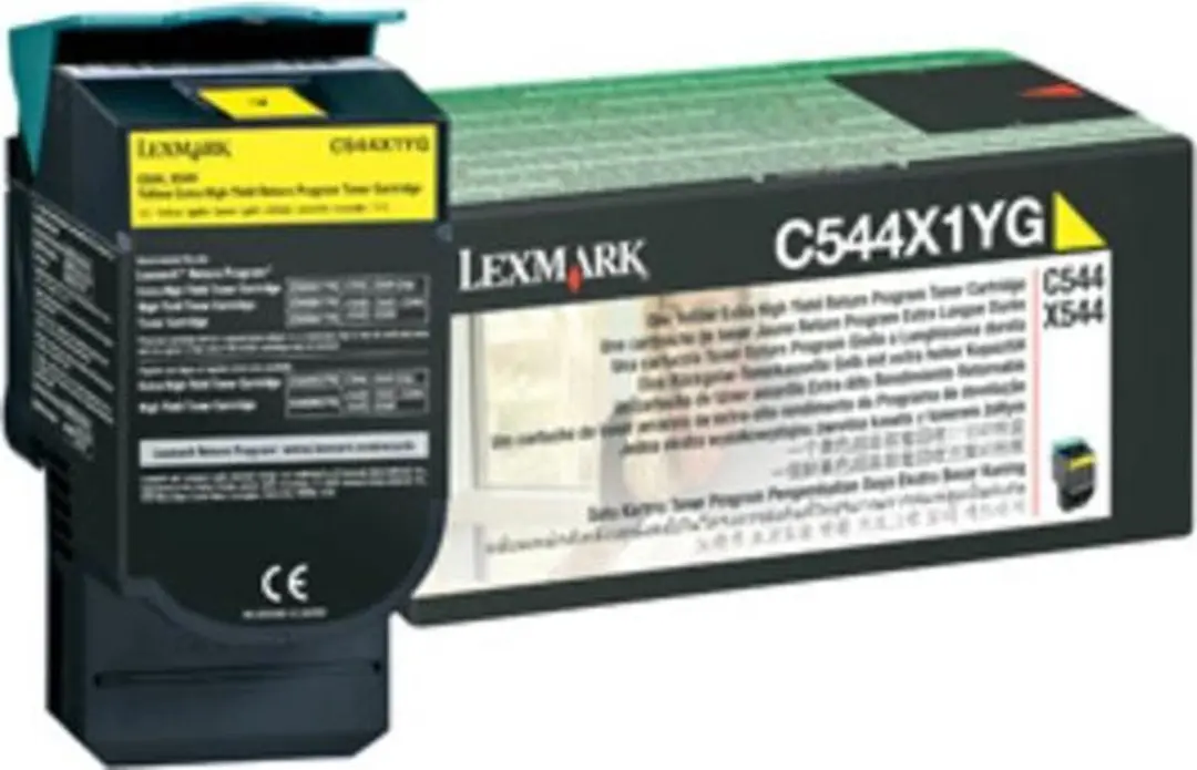 Lexmark C544X1YG Tonercartridge Geel - 2000 pagina's