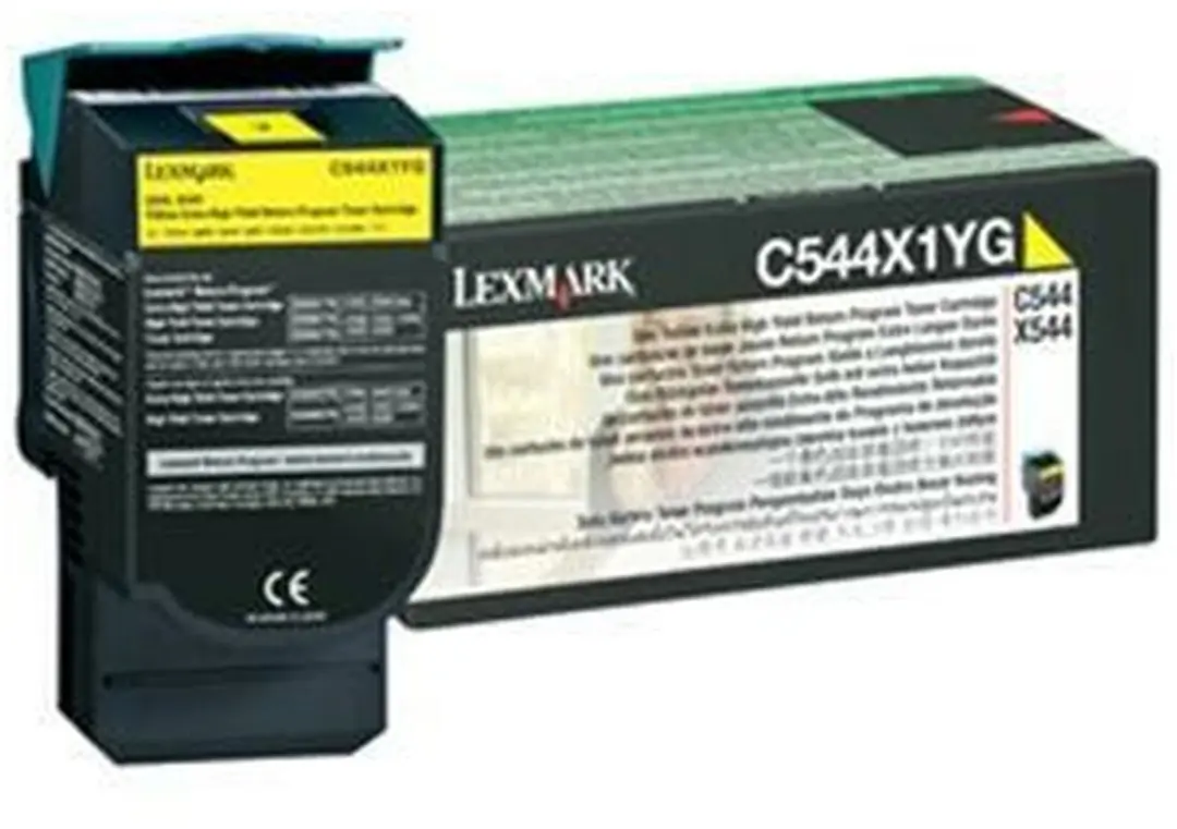 Toner Lexmark C544X1YG Yellow