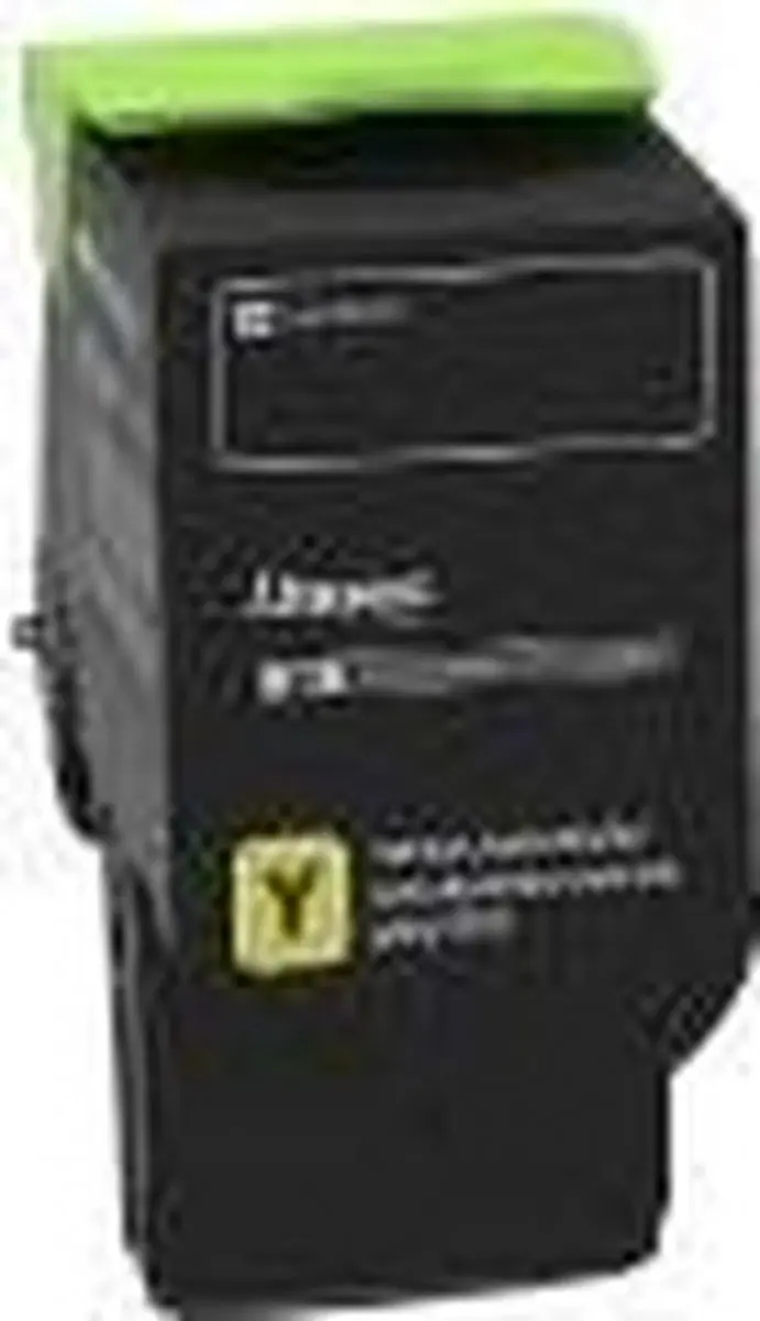 Lexmark 78C20Y0 Tonercartridge - Geel - 1400 pagina's