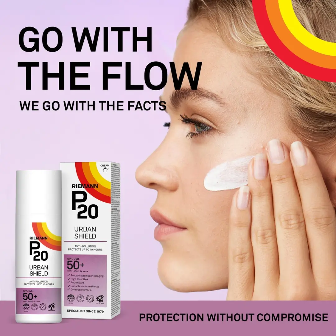 P20 Urban Shield SPF 50+ Zonnebrand Gezicht 50g