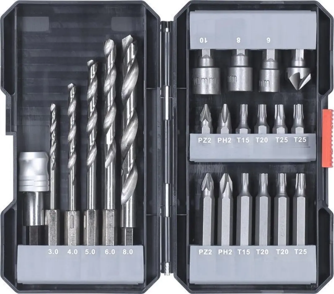 kwb 108805 Boor en bit assortiment 22-delig