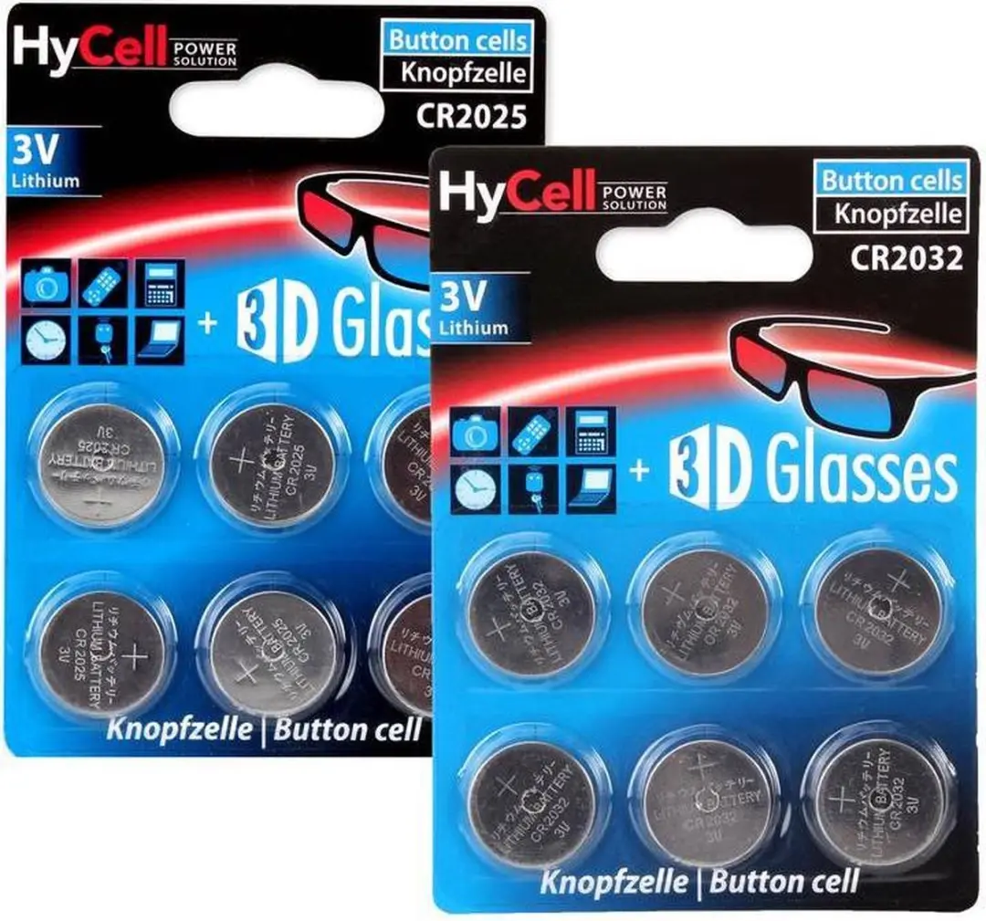 HyCell Knoopcel CR2032 3V - 6 Stuks