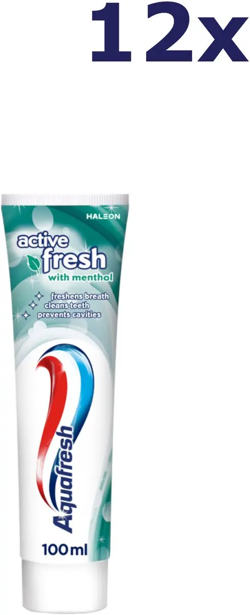 Aquafresh Active Fresh Tandpasta 12x100ml