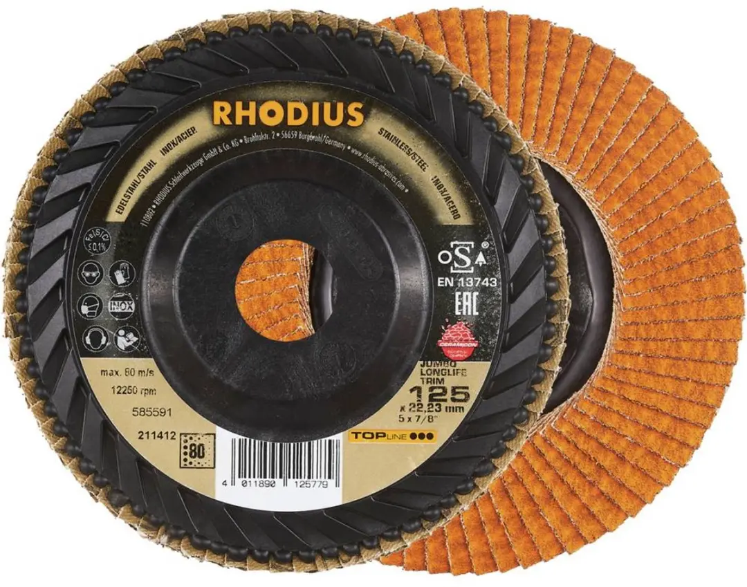 Rhodius 211412 Lamellenschijf RVS