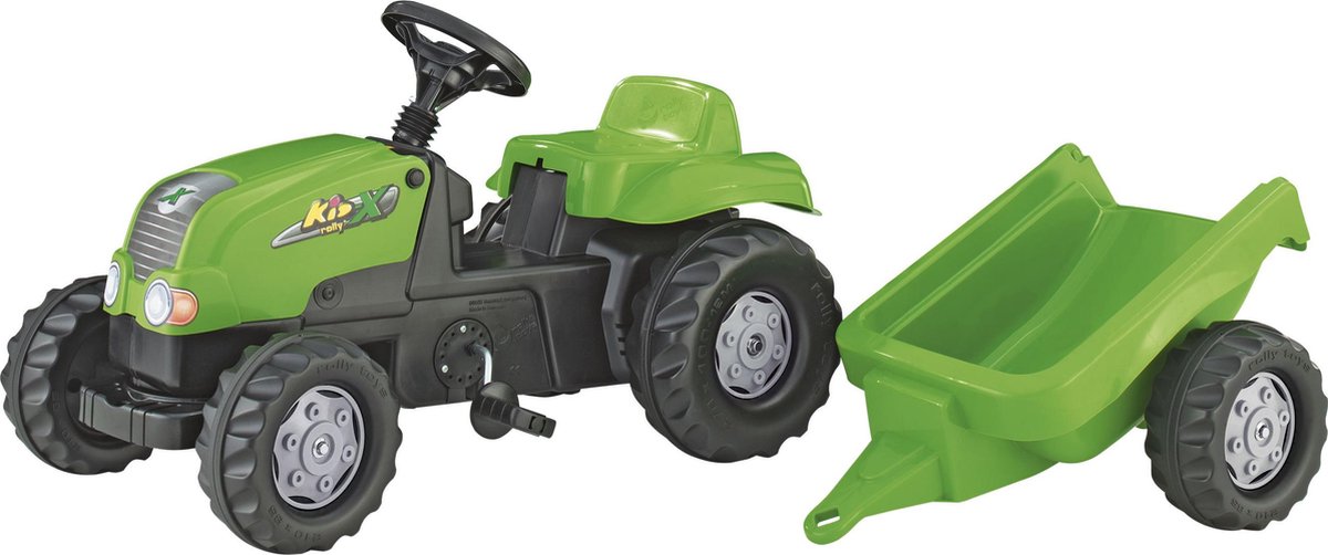 Rolly Toys rollyKid - Traptractor met Aanhanger