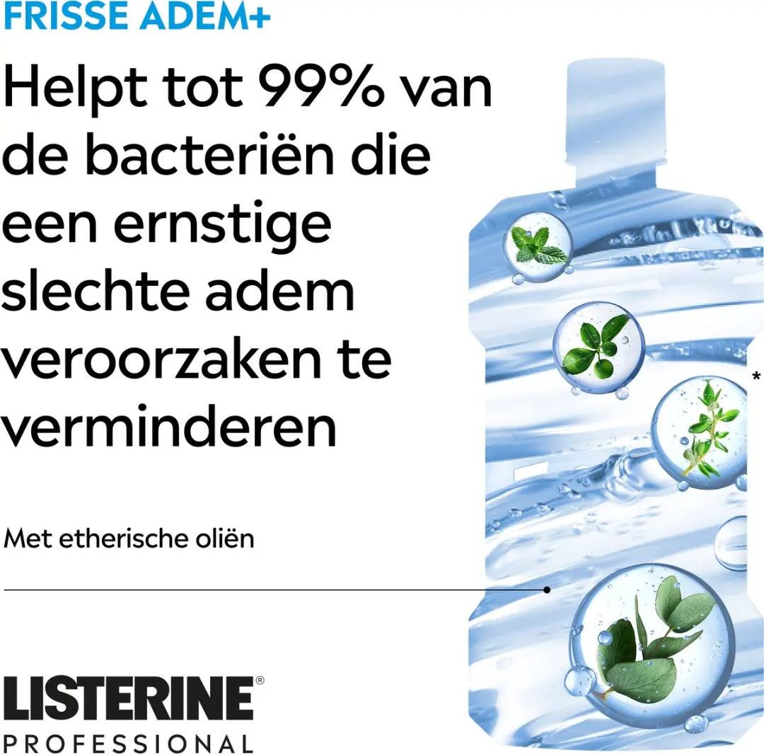 Listerine Professional Frisse Adem+ Mondspoeling 500ml