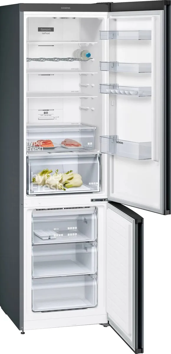 Siemens iQ300 KG39NXXEB Koel-vriescombinatie - 368L - Zwart
