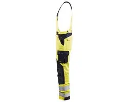 Blåkläder Multinorm 2889-1512 Bretelbroek - 92 - High Vis Geel/Marineblauw
