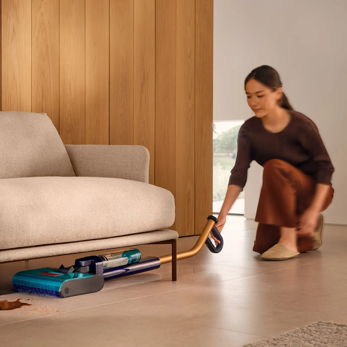 Dyson Clean+Wash Hygiene Vloerreiniger - Paars/Geel/Blauw