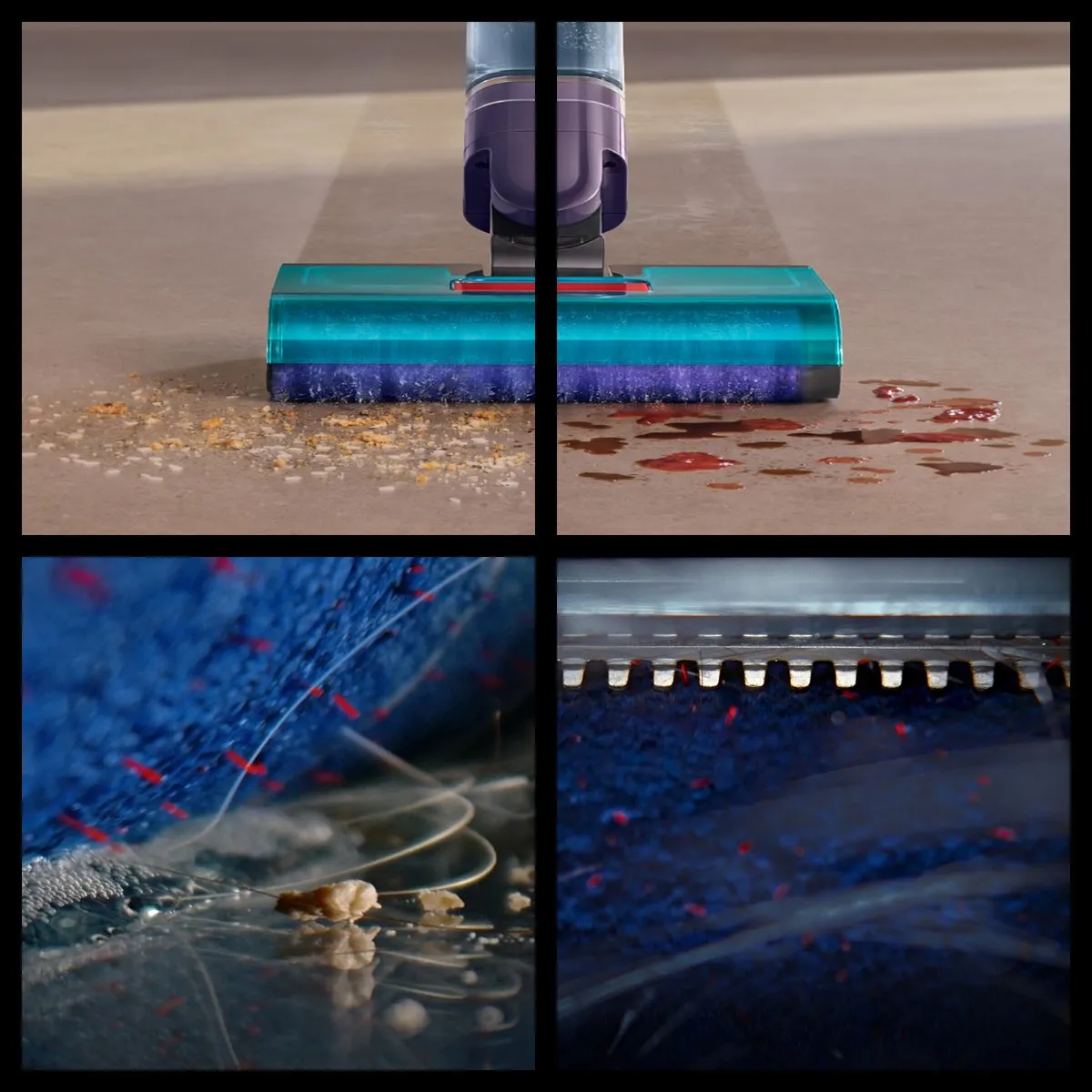 Dyson Clean+Wash Hygiene Vloerreiniger - Paars/Geel/Blauw