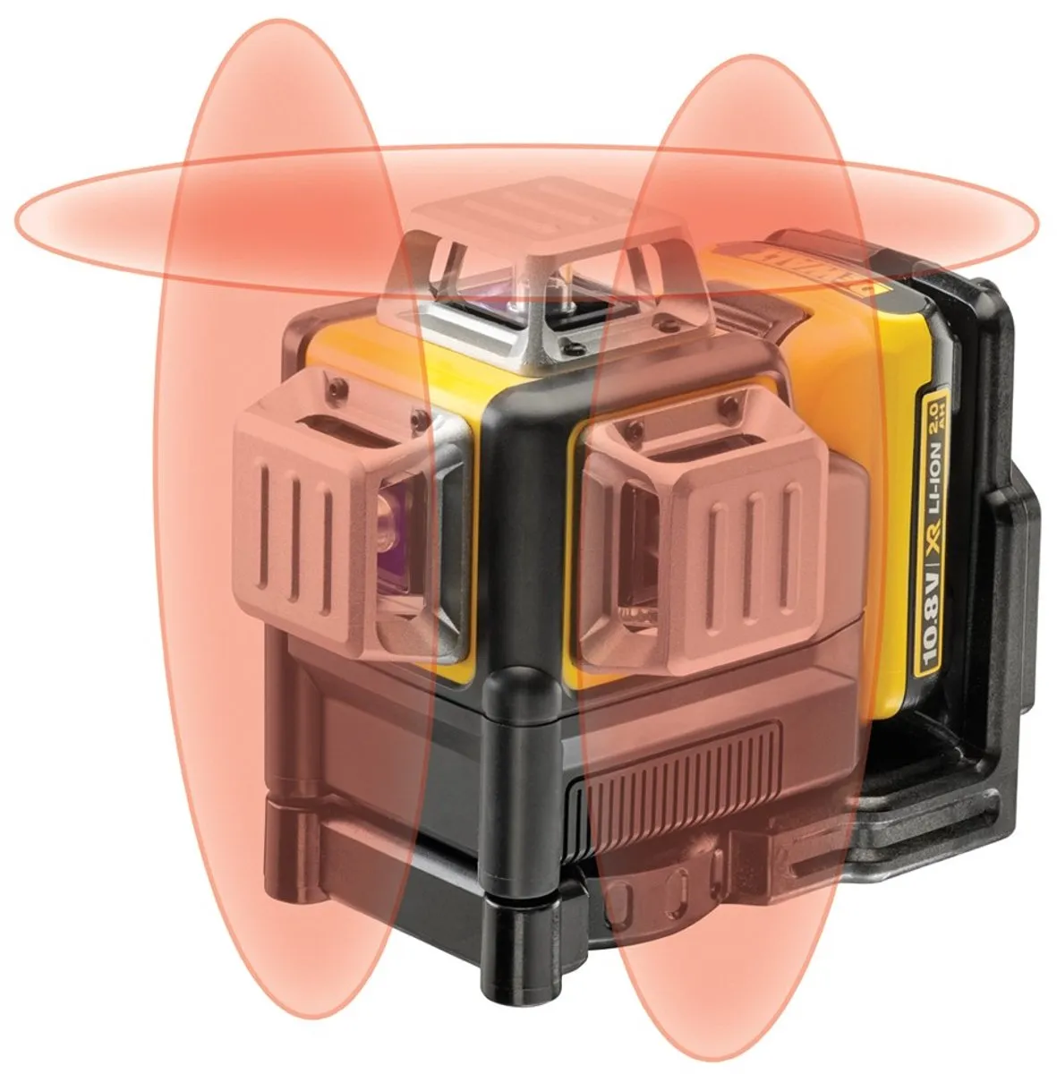 DeWalt DCE089D1R Zelfnivellerende 3x360° Multilijnlaser - 15m - 1x 2.0Ah accu