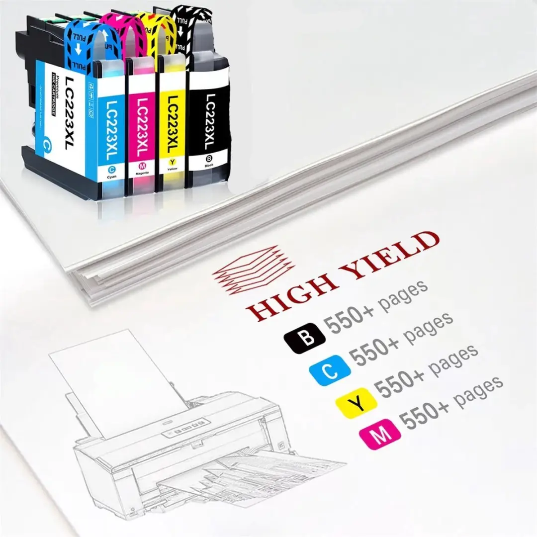 weCare LC223 XL Cartridges - 4 Stuks - Multipack