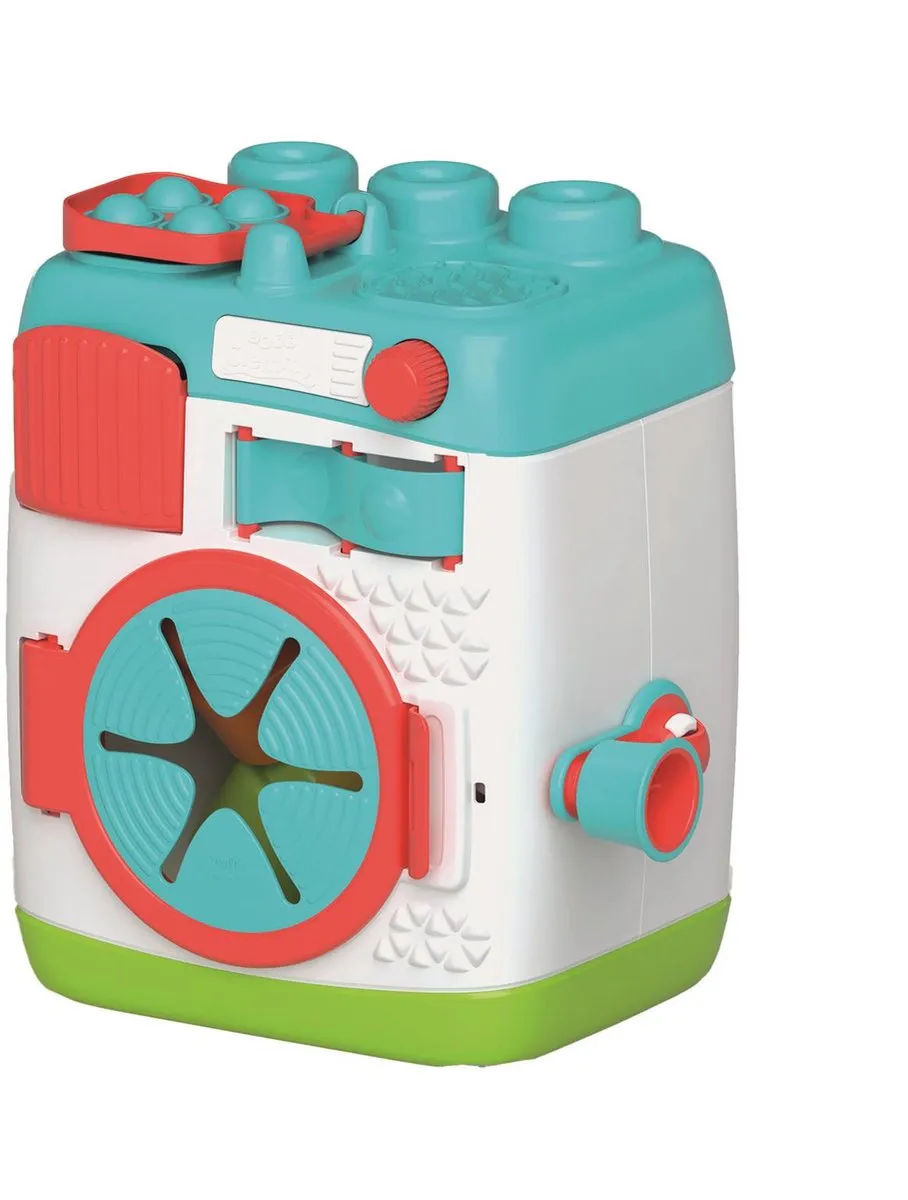 Clementoni Soft Clemmy Sensorische Wasmachine Blokkenset - Multikleur