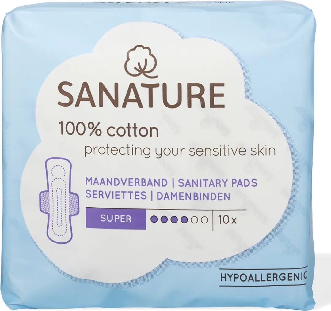 Sanature Nacht Maandverband - 10 Stuks