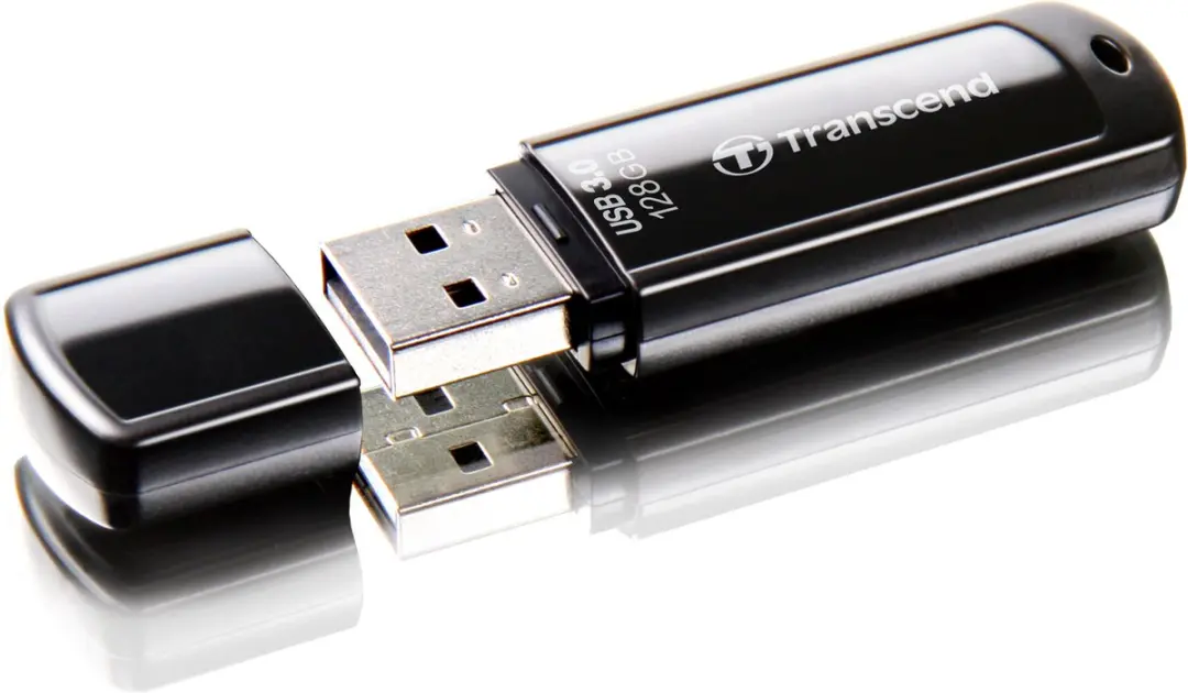Transcend JetFlash 700 USB-stick 128GB - Zwart