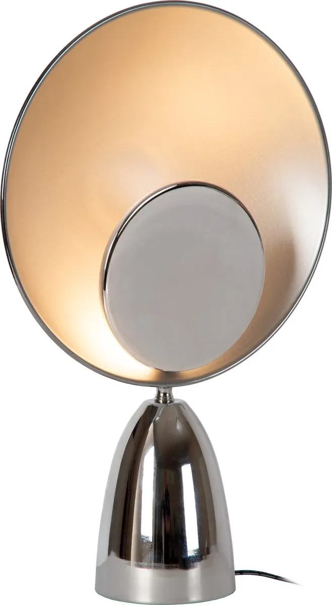 Lucide Castamar Tafellamp Ø25,5cm - 8W LED 2100K - Chroom