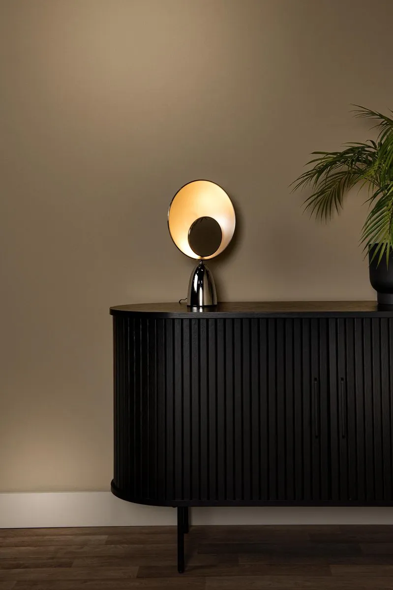 Lucide Castamar Tafellamp Ø25,5cm - 8W LED 2100K - Chroom