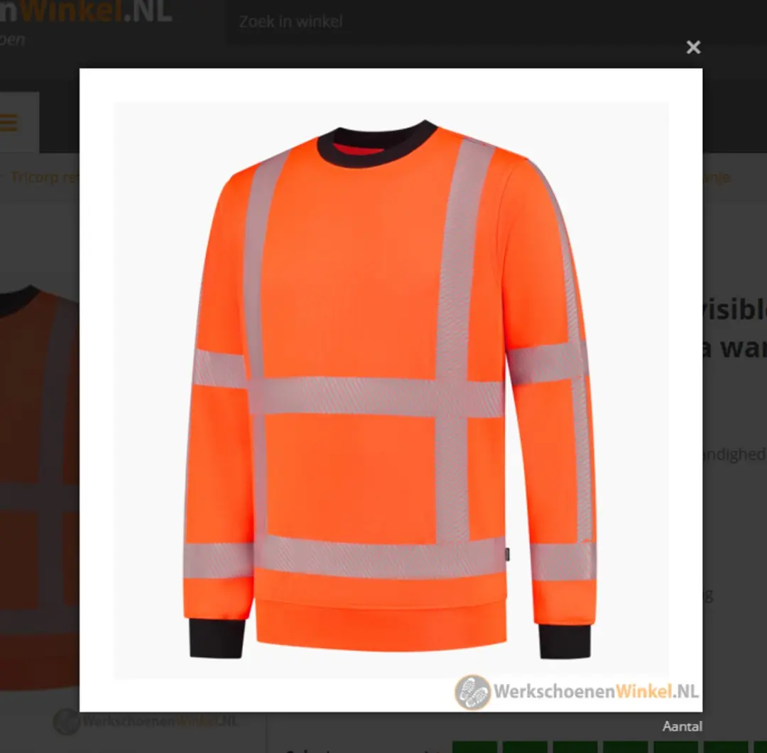 Tricorp Revisible 303702 Sweater - Oranje