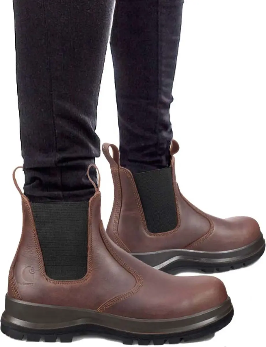 Carhartt Chelsea Boot S3 Werkschoenen - Donkerbruin