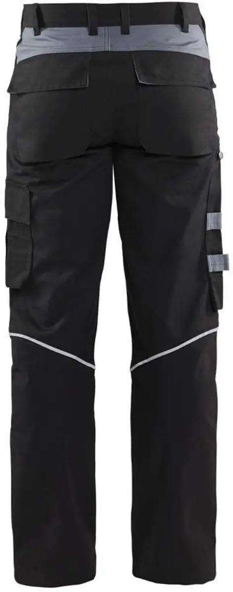 Blåkläder Vlamvertragende Werkbroek 1561-1516 - 56 Zwart/Grijs