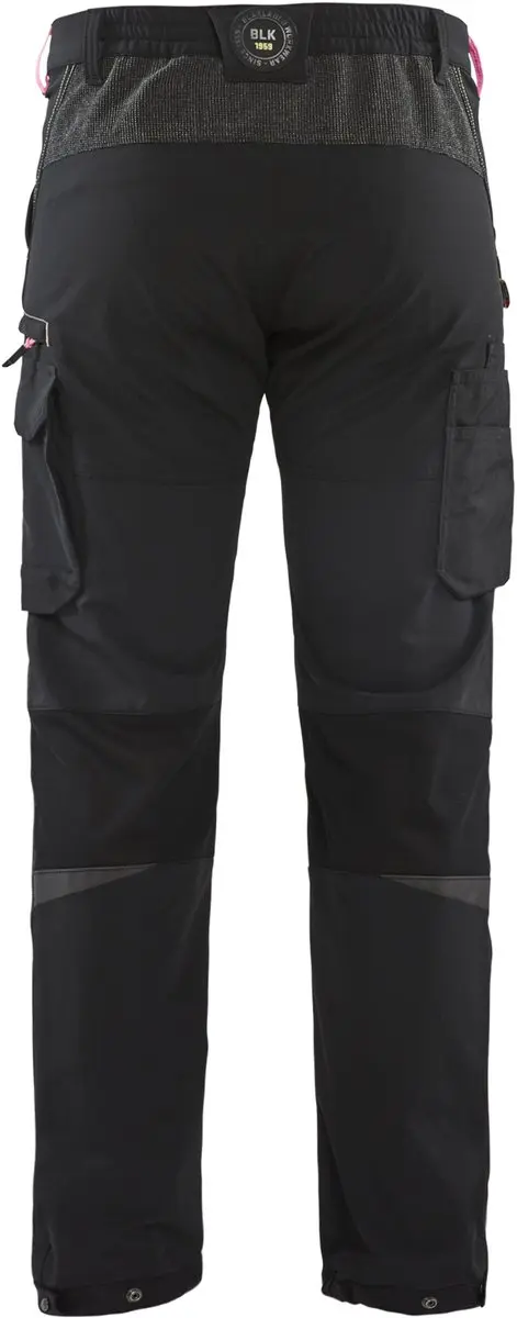 Blåkläder Service Werkbroek 1422-1645 - D124 - Zwart/Rood