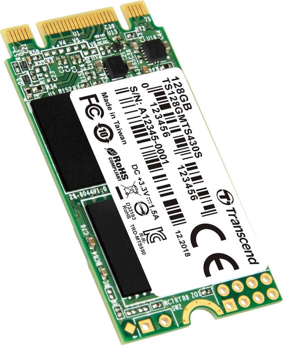 Transcend TS128GMTS430S M.2 SSD 128GB - SATA 6Gb/s