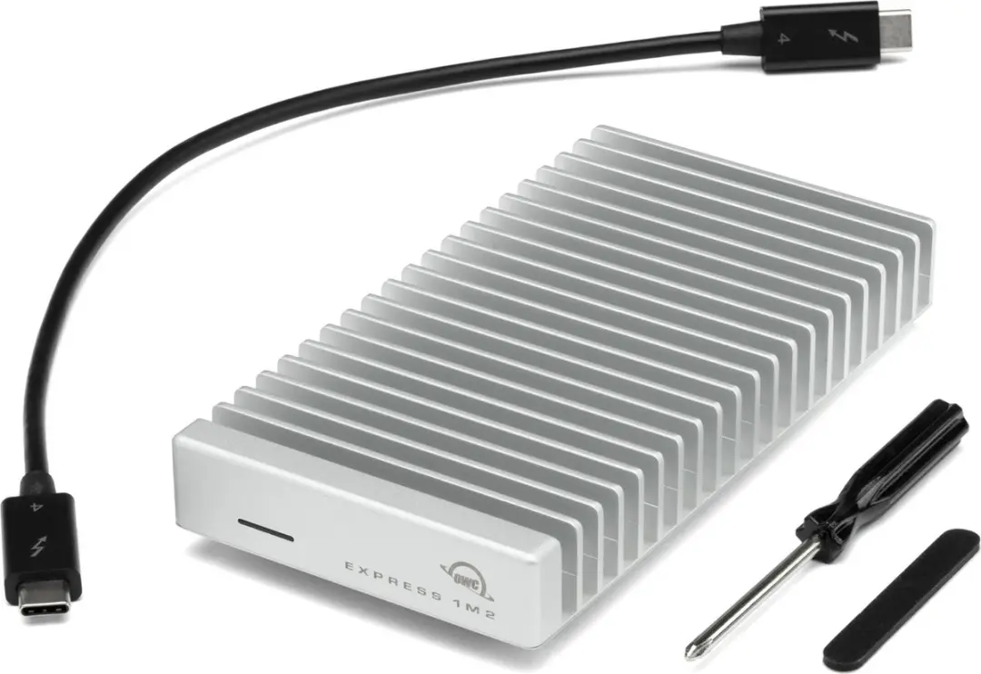 OWC Express 1M2 Externe Behuizing USB4 - Zilver - afbeelding 6 van 6