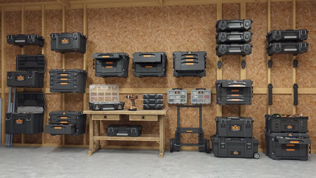Keter Pro Gear XL Gereedschapswagen 3 Koffers - 3 Lades - Zwart