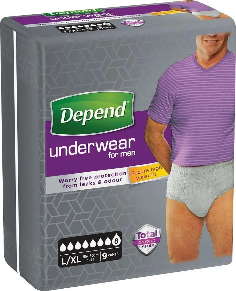 Depend for Men Pants Super L/XL