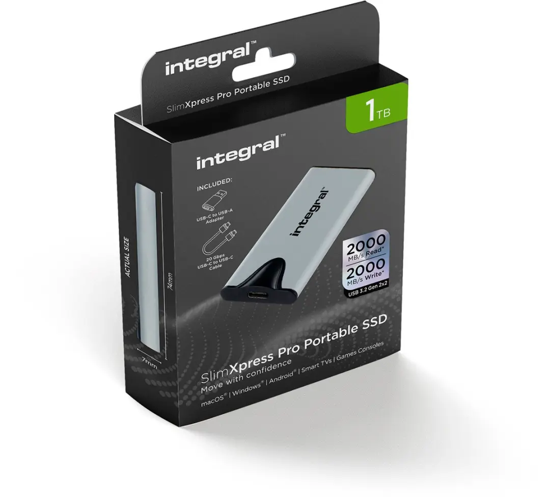 Integral SlimXpress Pro INSSD1TPORT3.2SLIMXS SSD
