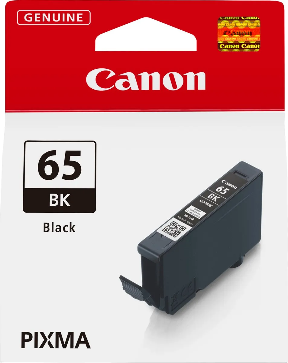 Canon CLI-65BK Inktcartridge Zwart - 700 pagina's