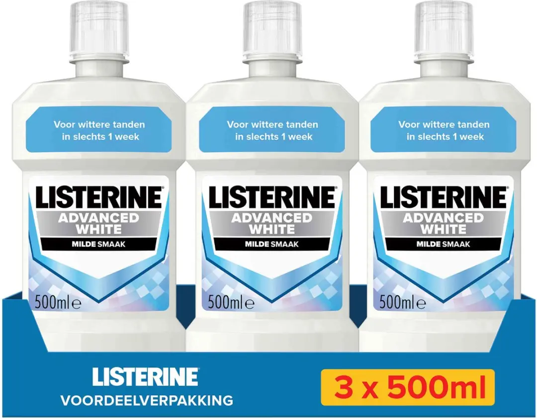 Listerine Advanced White Mondwater 500ml